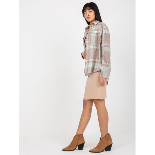 Koszula-D71720W11085A-ciemny bezowy 1