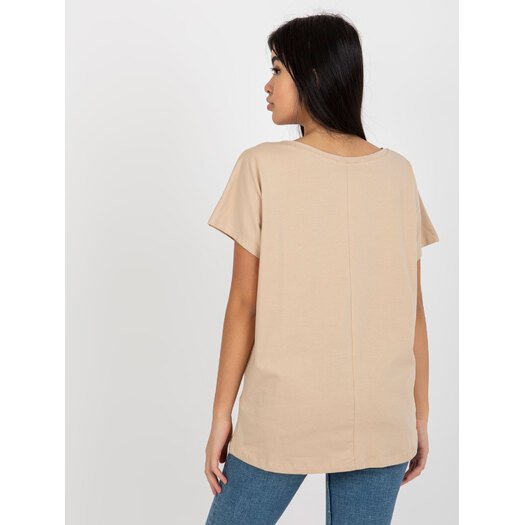 T-shirt-RV-TS-4832.61P-beżowy 6