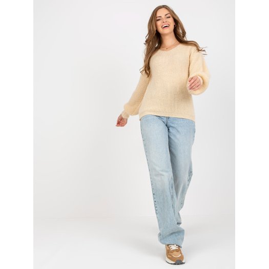 Megztinis-TW-SW-BI-9029.84-smėlio spalvos