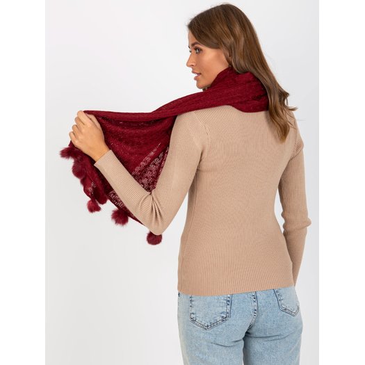 Szalik-AT-SZ-E-318.57P-bordowy 2