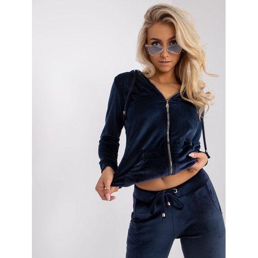 Veliūrinis komplektas moterimsRV-KMPL-6087-1.95P-granatowy