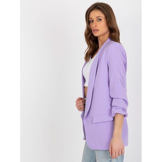 Švarkas moterims -DHJ-MA-7684.15P-šviesiai violetinė