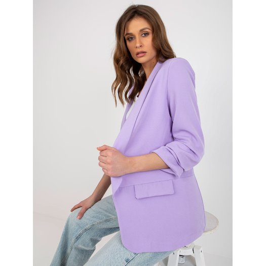 Švarkas moterims -DHJ-MA-7684.15P-šviesiai violetinė