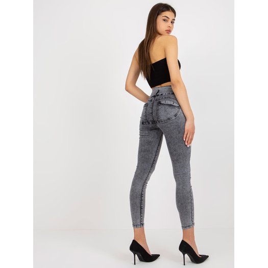Džinsinės kelnės-NM-SP-L73.79P-tamsiai pilkos