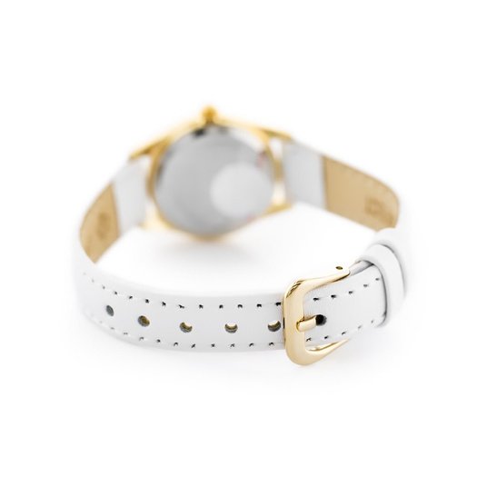 ZEGAREK DZIECIĘCY PERFECT - KOMUNIJNY - biały / barwny ring (zp800b)