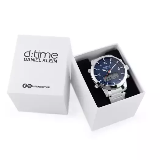 Laikrodis vyrams DANIEL KLEIN D:TIME 12641-3 (zl024c) + dėžutė