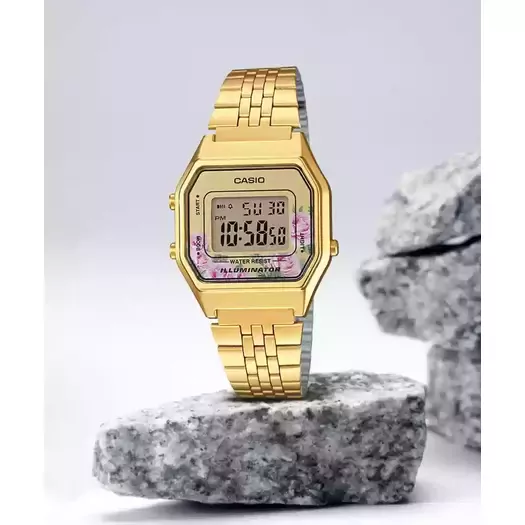 CASIO LA680WGA-4C WOMEN S WATCH (zd631d) + BOX 8