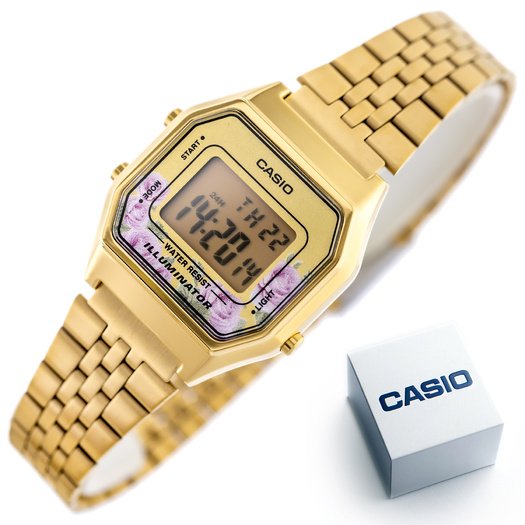 CASIO LA680WGA-4C WOMEN S WATCH (zd631d) + BOX 9