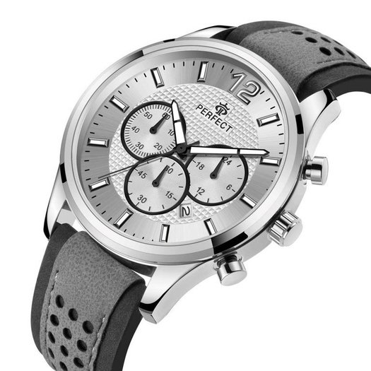 Laikrodis vyrams PERFECT CH01L - CHRONOGRAF (zp354f) + dėžutė