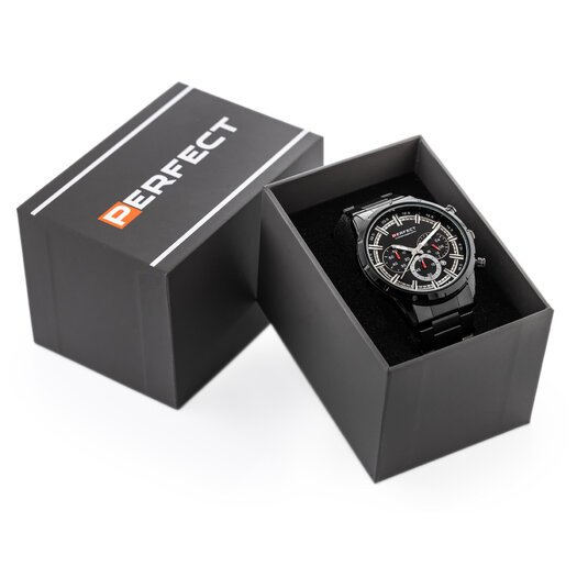 Laikrodis vyrams PERFECT M507CH - CHRONOGRAF (zp378h) + dėžutė