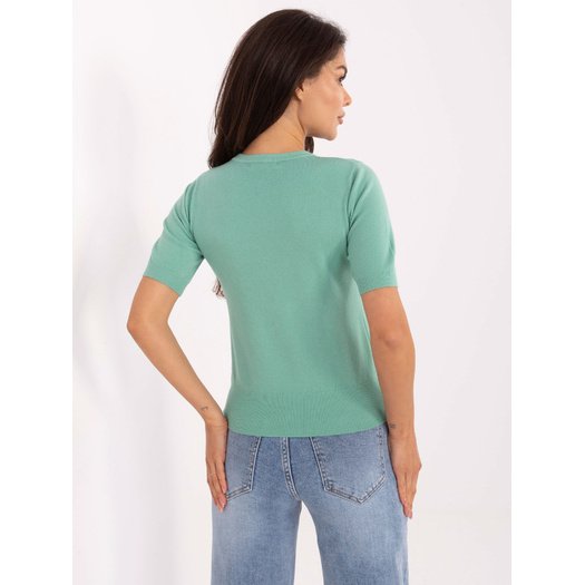 Sweter-PM-SW-N30088.21-mietowy 2
