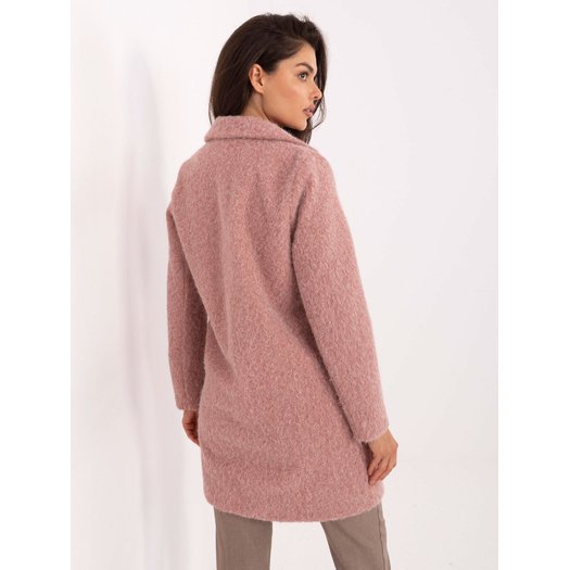 Płaszcz-IT-PL-96773.20P-ciemny różowy 2