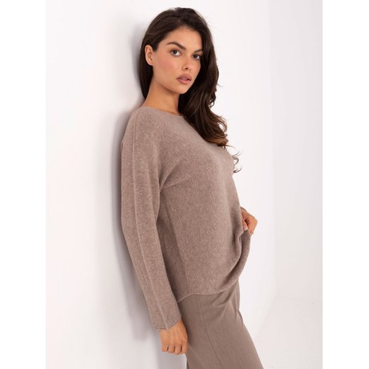 Sweter-IT-SW-2219.63-ciemny bezowy 3