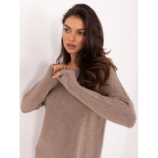 Sweter-IT-SW-2219.63-ciemny bezowy 2