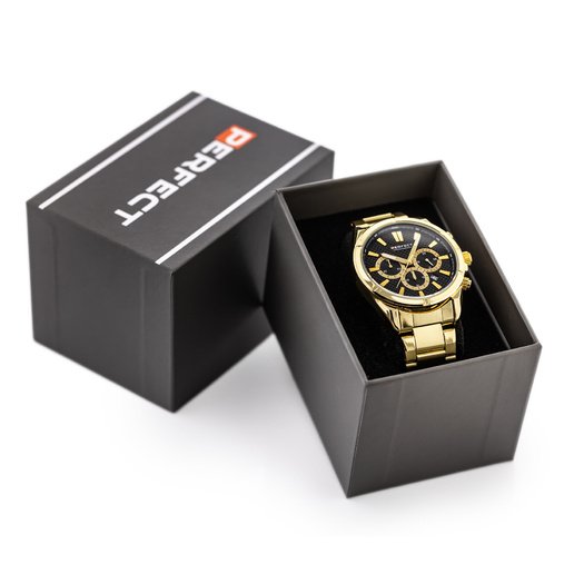 Laikrodis vyrams PERFECT M501CH-06 - CHRONOGRAF (zp381b) + dėžutė