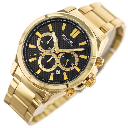 Laikrodis vyrams PERFECT M501CH-06 - CHRONOGRAF (zp381b) + dėžutė