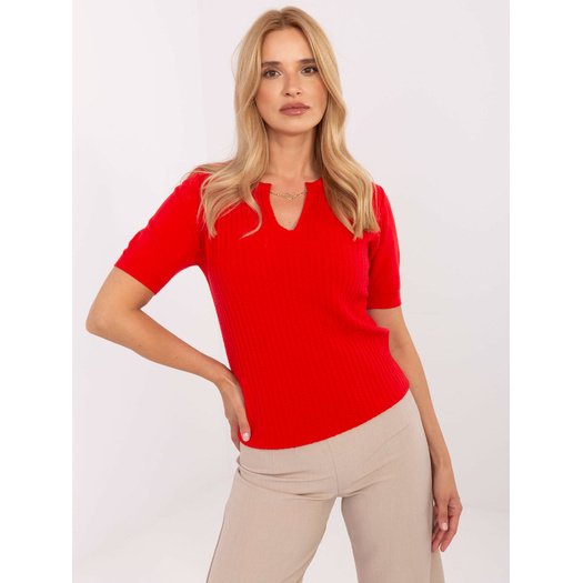 Sweter-PM-SW-PM-5053.39-czerwony 1