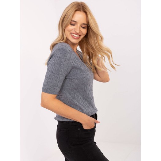 Sweter-PM-SW-B-615.18-ciemny szary