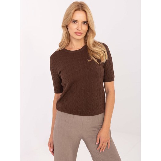 Sweter-PM-SW-PM-5065.28-brązowy 2