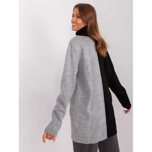 Megztinis-BA-SW-0234.65P-pilka-juoda