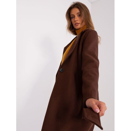 Płaszcz-TW-PL-BI-5312-1.31-ciemny brązowy 3