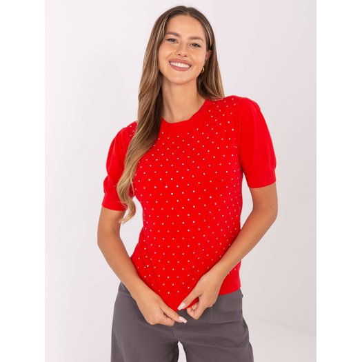Sweter-PM-SW-PM-5060.06-czerwony 1