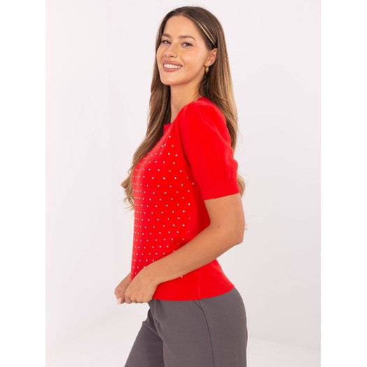 Sweter-PM-SW-PM-5060.06-czerwony