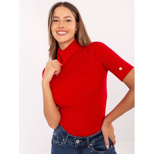 Sweter-PM-SW-CV6078.05-czerwony