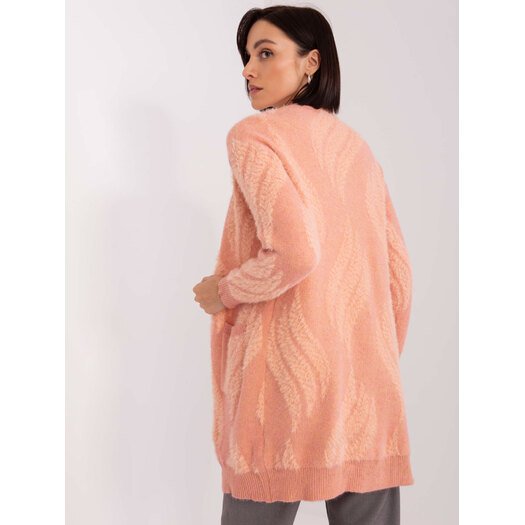 Sweter-AT-SW-234501.00P-ciemny różowy
