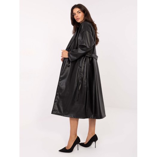 Paltas moterims IT-PL-A8393.81 juodos spalvos