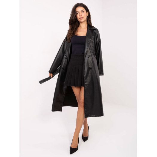 Paltas moterims IT-PL-A8393.81 juodos spalvos