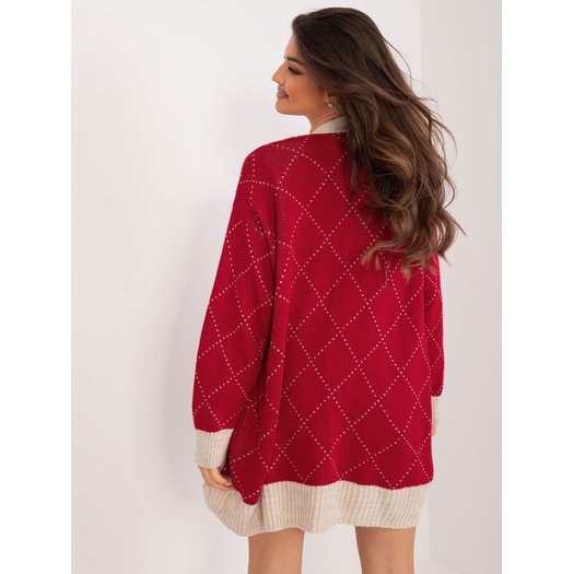 Megztinis-BA-SW-0258.19-bordo