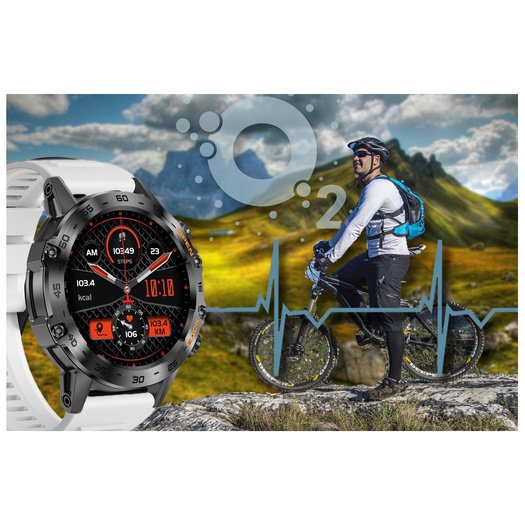 SMARTWATCH MĘSKI GRAVITY GT9-10 - WYKONYWANIE POŁĄCZEŃ, CIŚNIENIOMIERZ (sg021g)