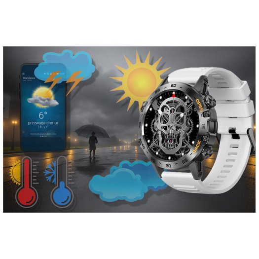 SMARTWATCH MĘSKI GRAVITY GT9-10 - WYKONYWANIE POŁĄCZEŃ, CIŚNIENIOMIERZ (sg021g)