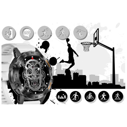 SMARTWATCH MĘSKI GRAVITY GT9-10 - WYKONYWANIE POŁĄCZEŃ, CIŚNIENIOMIERZ (sg021g)