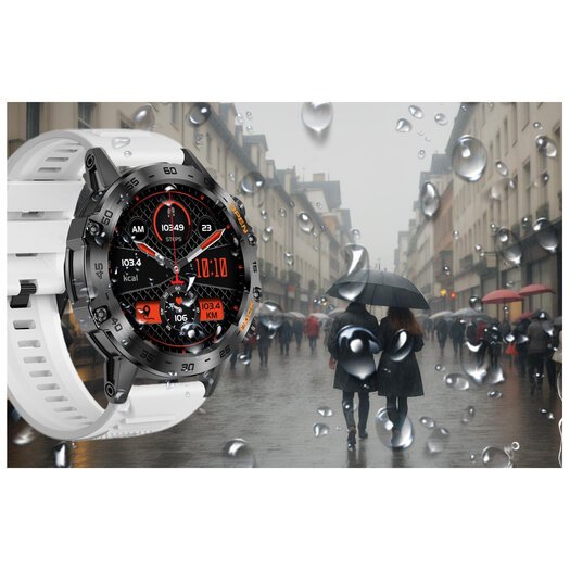 SMARTWATCH MĘSKI GRAVITY GT9-10 - WYKONYWANIE POŁĄCZEŃ, CIŚNIENIOMIERZ (sg021g)