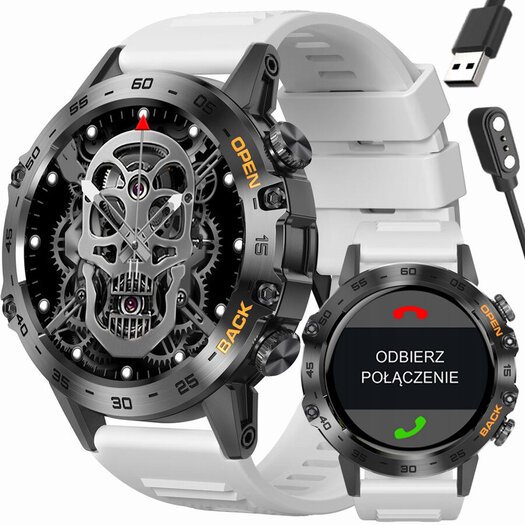 SMARTWATCH MĘSKI GRAVITY GT9-10 - WYKONYWANIE POŁĄCZEŃ, CIŚNIENIOMIERZ (sg021g)