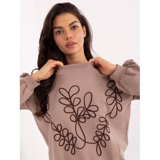 Bluzka-RV-BZ-A175.02-ciemny bezowy 2