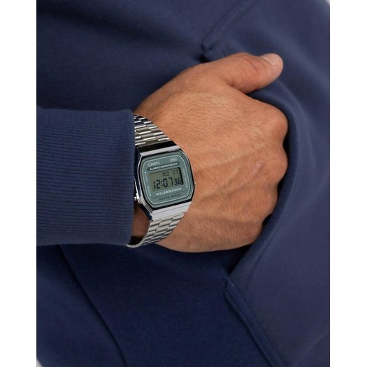 ZEGAREK MĘSKI CASIO  Retro Vintage A168WA-3A + BOX
