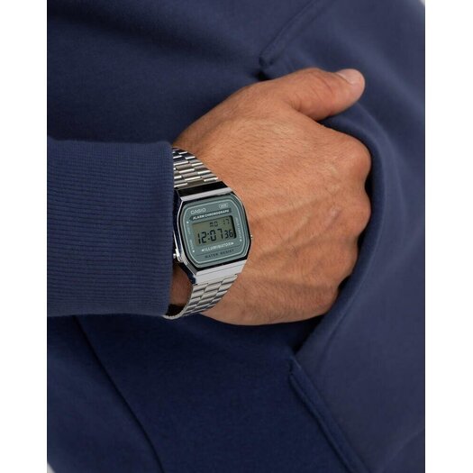 ZEGAREK MĘSKI CASIO  Retro Vintage A168WA-3A + BOX