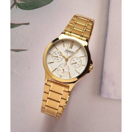 CASIO LTP-V300G 7A WOMEN S WATCH (zd566b) + BOX