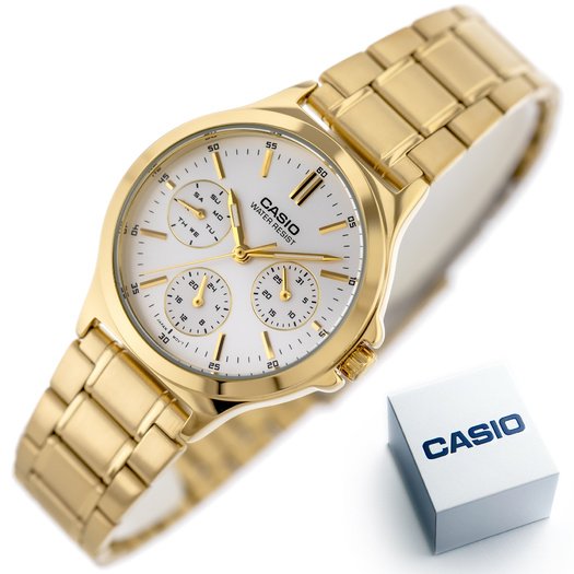 CASIO LTP-V300G 7A WOMEN S WATCH (zd566b) + BOX