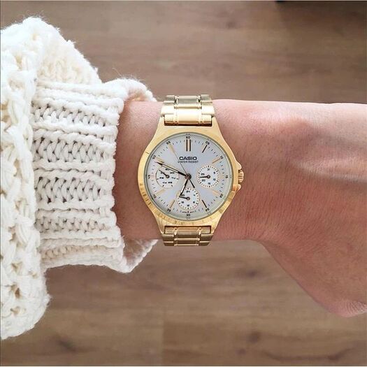 CASIO LTP-V300G 7A WOMEN S WATCH (zd566b) + BOX