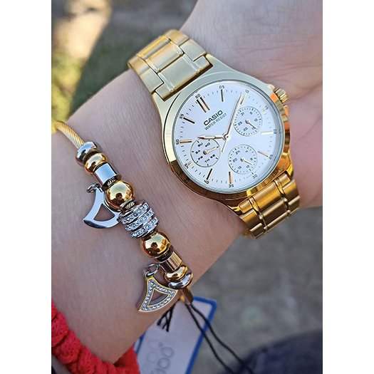 CASIO LTP-V300G 7A WOMEN S WATCH (zd566b) + BOX