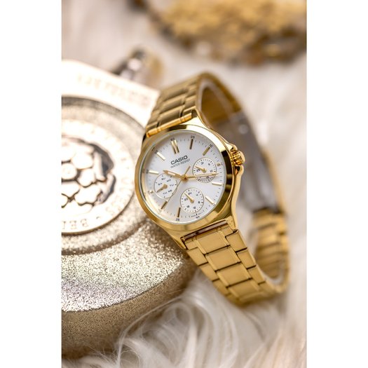 CASIO LTP-V300G 7A WOMEN S WATCH (zd566b) + BOX