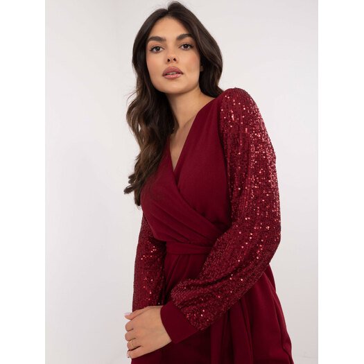 Sukienka-MI-SK-67634.99-bordowy 5