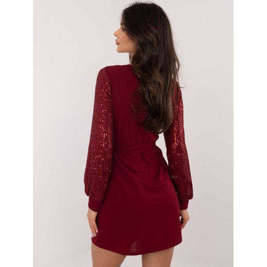 Sukienka-MI-SK-67634.99-bordowy 2
