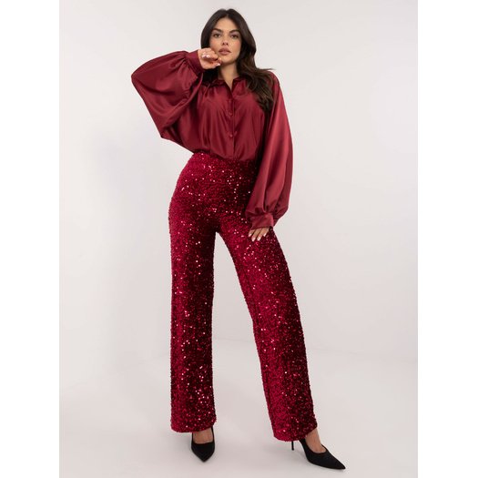 Spodnie-MI-SP-4323C.28-bordowy 7