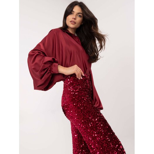 Spodnie-MI-SP-4323C.28-bordowy 2