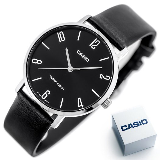 Laikrodis vyrams CASIO MTP-VT01L-1B2 + BOX (zd165k)